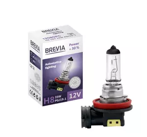 Галогеновая лампа BREVIA H8 POWER +30% 12080PC