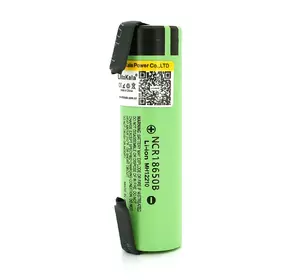 Акумулятор 18650 Li-Ion LiitoKala Lii-34B-N, 3400mAh (3200-3400mAh), 3.7V (2.75-4.2V), Green, PVC BOX