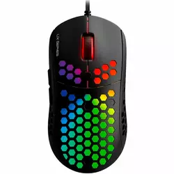 Ігрова миша провідна RAPTOR UX2 X, 6 кнопок, 200-4800 DPI, Led Lighting RGB, 1,8 м, Win7/8/10 Mac OS, Black, COLOR BOX