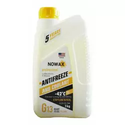 Антифриз NOWAX G13 -42°C желтый готовая жидкость 1 кг (NX01012)