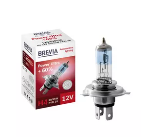 Галогеновая лампа BREVIA H4 POWER ULTRA +60% 12040PUC