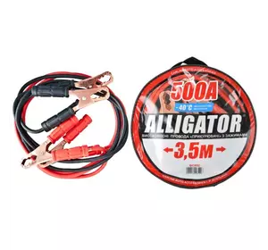 Пусковые провода ALLIGATOR BC652 CarLife 500A 3,5м сумка