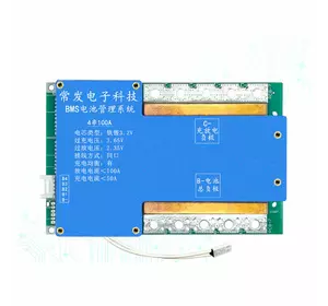 BMS плата Changfa LiFePO4 14.6V 4S 100A з контролем температури