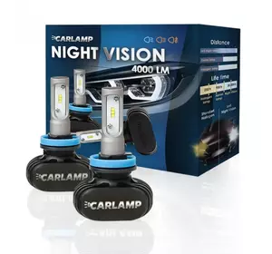 Светодиодные автолампы HB4 CARLAMP Night Vision Led для авто 4000 Lm 5000 K (NVHB4(9006))