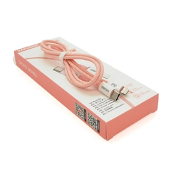 Кабель iKAKU KSC-723 GAOFEI PD60W smart fast charging cable (Type-C to Lightning), Pink, довжина 1м, BOX