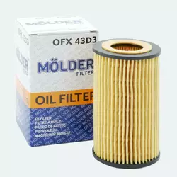 Фильтр масляный MOLDER аналог WL7240/OX153D3Eco/HU7181K (OFX43D3)