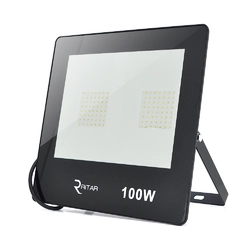Прожектор SLIM LED RITAR RT-FLOOD100A, 100W, 112xSMD2835, IP65, 8000Lm, 6500K (100%), PF>0.9  Ra>70, 283*270*30mm, Q10