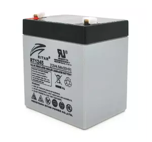 Акумуляторна батарея AGM RITAR RT1245, Gray Case, 12V 4.5Ah ( 90 х 70 х 101 (107) ) Q10