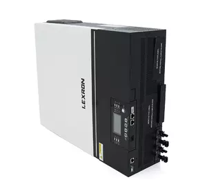 Гібридний інвертор Lexron-7200-48-230, 7200W, 48V, ток заряда 0-80A, 170-280V, MPPT (80А, 500 Vdc)