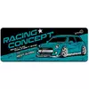 Килимок 300*700 тканинний Racing concept з боковою прошивкою, товщина 2 мм, Dark blue, Пакет Килимок 300*700 тканинний Racing concept з боковою прошивкою, товщина 2 мм, Dark blue, Пакет