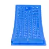 Bluetooth клавіатура гумова гнучка 85KB клавіш, USB, (Eng / Pyc), Blue / White, Blister-Box