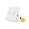 WiFi сенсорний вимикач SCRIOR, 2-канальний, настінний WiFi сенсорний вимикач SCRIOR, 2-канальний, настінний
