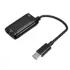 Конвертер Type C MHL на HDMI (для телевізора), Black/Silver, OEM Конвертер Type C MHL на HDMI (для телевізора), Black/Silver, OEM