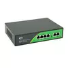 POE комутатор JY-1006B 4 POE 10/100 + 2 RJ45 10/100 + вбудований блок живлення 52V 1.38A POE комутатор JY-1006B 4 POE 10/100 + 2 RJ45 10/100 + вбудований блок живлення 52V 1.38A