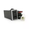 АЗУ врізне 60W-D01T03-С, PD+QC, Type-C: 30W, USB: 30W, LED підсвічування, комплект дротів з роз'ємами, 33x22х58mm, Black АЗУ врізне 60W-D01T03-С, PD+QC, Type-C: 30W, USB: 30W, LED підсвічування, комплект дротів з роз'ємами, 33x22х58mm, Black