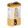 Батарейка лужна GP ULTRA ALKALINE 1604AU-S1, 9V, крона, 6LF22 10 (100шт.) х10(10шт.) х1 у вакуумному впакуванні ціна за 1шт Батарейка лужна GP ULTRA ALKALINE 1604AU-S1, 9V, крона, 6LF22 10 (100шт.) х10(10шт.) х1 у вакуумному впакуванні ціна за 1шт