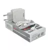 Набір 2 в 1 СЗУ With Iphone Cable 110-240V MY-A303, 3 x USB, 5V/15W, Output: 5V/3.1A, White, Blister-box, Q25