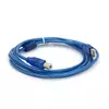Кабель USB 2.0 RITAR AM / BM, 2.0m, 1 ферит, прозорий синій Кабель USB 2.0 RITAR AM / BM, 2.0m, 1 ферит, прозорий синій
