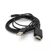 Конвертер MHL microUSB (тато) + USB (тато) => HDMI(тато) 1.8м, Black, 4K/2K, BOX Конвертер MHL microUSB (тато) + USB (тато) => HDMI(тато) 1.8м, Black, 4K/2K, BOX
