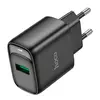 СЗУ 110-240V HOCO C140A 1xUSB, 18W, Black, Blister СЗУ 110-240V HOCO C140A 1xUSB, 18W, Black, Blister