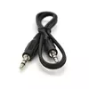 Кабель AUX Audio DC3.5 тато-тато 0,4м, GOLD Stereo Jack, (круглий) Black cable, Пакет Q500 Кабель AUX Audio DC3.5 тато-тато 0,4м, GOLD Stereo Jack, (круглий) Black cable, Пакет Q500