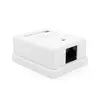 Розетка RITAR UTP 8P8C RJ45 1 порт Cat-5, накладна біла Q500 Розетка RITAR UTP 8P8C RJ45 1 порт Cat-5, накладна біла Q500