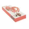 Кабель iKAKU KSC-723 GAOFEI smart charging cable for Type-C, Pink, довжина 1м, 2.4A, BOX