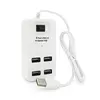 Хаб USB 2.0 4 порти, White, 480Mbts живлення від USB, з вимикачем, Blister Q100 Хаб USB 2.0 4 порти, White, 480Mbts живлення від USB, з вимикачем, Blister Q100