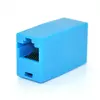 З'єднувач RJ45 8P8C мама/мама RJ45 для з'єднання кабелю, блакитний, Q100 З'єднувач RJ45 8P8C мама/мама RJ45 для з'єднання кабелю, блакитний, Q100