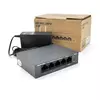 Комутатор POE Mercury MS05CP 53,5V з 4 портами POE + 1 порт UP-Link 100Мбит, БП в комплекті 0,54 кг (82 * 79 * 26) Комутатор POE Mercury MS05CP 53,5V з 4 портами POE + 1 порт UP-Link 100Мбит, БП в комплекті 0,54 кг (82 * 79 * 26)