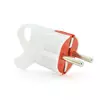 Вилка з заземленням кутова, 16A 250V A112, White, Q20 Вилка з заземленням кутова, 16A 250V A112, White, Q20