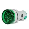 Цифровий вольтметр ST16V, діапазон вимірювань 60-500V, Green Цифровий вольтметр ST16V, діапазон вимірювань 60-500V, Green