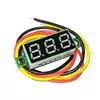 Цифровий вольтметр, діапазон вимірювань 0 -100V, 0.28", три дроти, Red Цифровий вольтметр, діапазон вимірювань 0 -100V, 0.28", три дроти, Red