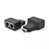 Одноканальний пасивний подовжувач HDMI сигналу по UTP кабелю по двох витих парах. Дальність передачі: -30метров, 720P-cat5e, 1080Р- cat6e Одноканальний пасивний подовжувач HDMI сигналу по UTP кабелю по двох витих парах. Дальність передачі: -30метров, 720P-cat5e, 1080Р- cat6e