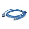 Кабель USB 2.0 AF / Mini-B OTG, 1.5m, прозорий синій Кабель USB 2.0 AF / Mini-B OTG, 1.5m, прозорий синій