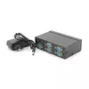 Активний спліттер VGA сигналу KV-FJ2504S 150MHz 4 Port, DC5V/2A Активний спліттер VGA сигналу KV-FJ2504S 150MHz 4 Port, DC5V/2A