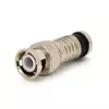 Роз'єм BNC-M компресійний під коаксіальний кабель RG-6 + жовтий наконечник  Q100 Роз'єм BNC-M компресійний під коаксіальний кабель RG-6 + жовтий наконечник  Q100