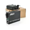 Медіаконвертер RCI A (IC+113), 1310 WDM 10/100/1000 одноволоконний Full/Half duplex, Gigabit SC 20km (0+70°C), + блок живлення 5V 1A Q50 Медіаконвертер RCI A (IC+113), 1310 WDM 10/100/1000 одноволоконний Full/Half duplex, Gigabit SC 20km (0+70°C), + блок живлення 5V 1A Q50