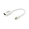 Конвертер VEGGIEG MH-W Display Port (тато) на HDMI (мама), 25cm, White, Пакет Конвертер VEGGIEG MH-W Display Port (тато) на HDMI (мама), 25cm, White, Пакет