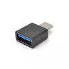Перехідник USB3.0(AF) OTG => Type-C(M), Black/White, OEM Перехідник USB3.0(AF) OTG => Type-C(M), Black/White, OEM