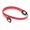 Кабель інтерфейсний VEGGIEG ST301 SATA3.0, 0.5м, прямі роз'єми із засувкою, червоний Кабель інтерфейсний VEGGIEG ST301 SATA3.0, 0.5м, прямі роз'єми із засувкою, червоний