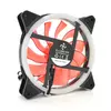 Кулер корпусний 12025 DC sleeve fan 3pin + 4pin - 120*120*25мм, 12V, 1200об/хв, Red, двосторонній Кулер корпусний 12025 DC sleeve fan 3pin + 4pin - 120*120*25мм, 12V, 1200об/хв, Red, двосторонній