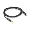 Подовжувач VEGGIEG AFB-2 Audio DC3.5 тато-мама 2.0м, GOLD Stereo Jack, (круглий) Black cable, Пакет Q500 Подовжувач VEGGIEG AFB-2 Audio DC3.5 тато-мама 2.0м, GOLD Stereo Jack, (круглий) Black cable, Пакет Q500