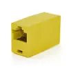 З'єднувач RJ45 8P8C мама/мама RJ45 для з'єднання кабелю, жовтий, Q100 З'єднувач RJ45 8P8C мама/мама RJ45 для з'єднання кабелю, жовтий, Q100