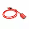 Подовжувач VEGGIEG UF2-1, USB 2.0 AM/AF, 1,0m, Red, Пакет