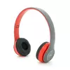 Бездротові навушники Bluetooth P47 Led, Red/Silver Бездротові навушники Bluetooth P47 Led, Red/Silver