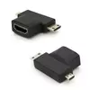Перехідник mini HDMI (тато) -micro HDMI (тато) -HDMI (мама) Перехідник mini HDMI (тато) -micro HDMI (тато) -HDMI (мама)