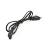 Кабель живлення 1.0m, 0.5mm, PC-184/2 CEE7 / 16-C7 2 pin (для побутової техніки), Black, OEM Q600 Кабель живлення 1.0m, 0.5mm, PC-184/2 CEE7 / 16-C7 2 pin (для побутової техніки), Black, OEM Q600