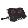 Підставка для ноутбука IceCoorel K9, 10-17", 4*100mm 1400±10% RPM + 4*70mm 2500±10%RPM, 2xUSB2.0 + підставка для мобільного телефону Підставка для ноутбука IceCoorel K9, 10-17", 4*100mm 1400±10% RPM + 4*70mm 2500±10%RPM, 2xUSB2.0 + підставка для мобільного телефону