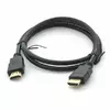 Кабель Merlion HDMI-HDMI HIGH SPEED 0.8m, v1.4, OD-7.5mm, круглий Black, коннектор Black, (Пакет) Q500 Кабель Merlion HDMI-HDMI HIGH SPEED 0.8m, v1.4, OD-7.5mm, круглий Black, коннектор Black, (Пакет) Q500